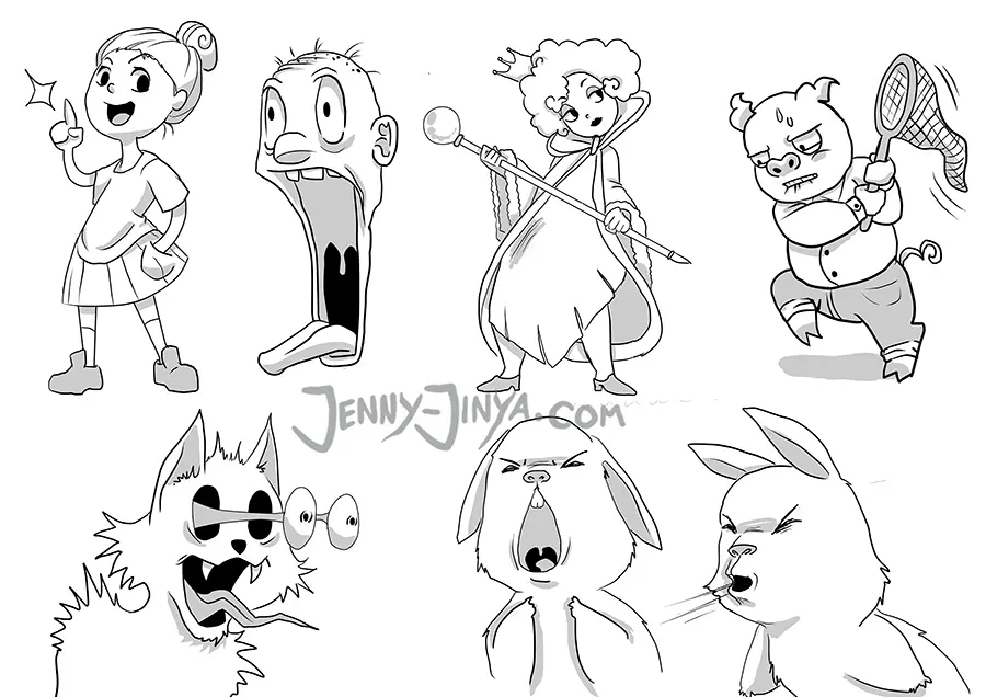 Comic doodles